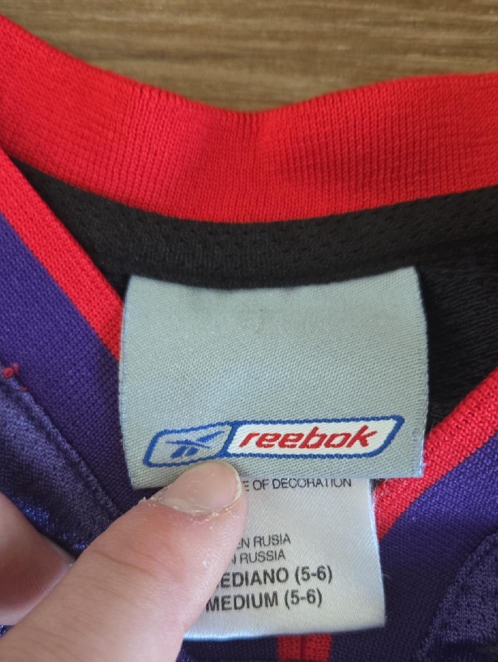Vintage Reebok Toronto Raptors Purple NBA Jersey - Picture 3 of 5